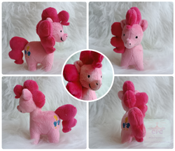 Size: 4935x4261 | Tagged: safe, artist:cutepencilcase, pinkie pie, earth pony, pony, g4, absurd resolution, beady eyes, irl, photo, plushie, solo
