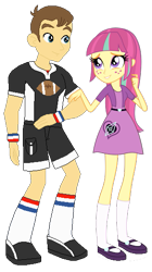 Size: 313x557 | Tagged: safe, artist:selenaede, artist:xebck, edit, vector edit, sour sweet, teddy t. touchdown, human, equestria girls, g4, my little pony equestria girls: friendship games, accessory swap, alternate hairstyle, alternate universe, clothes, clothes swap, cute, duo, female, freckles, good side, long hair, loose hair, male, mary janes, ship:teddysweet, shipping, shoes, simple background, skirt, sourbetes, straight, transparent background, vector
