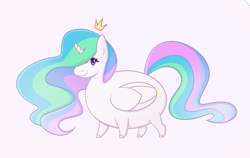 Size: 3000x1890 | Tagged: safe, artist:tanatos, princess celestia, alicorn, pony, g4, crown, cursed, female, jewelry, mare, regalia, simple background, solo, sphere, white background