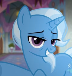 Size: 1080x1133 | Tagged: safe, anonymous artist, trixie, pony, unicorn, g4, female, mare, solo, tired