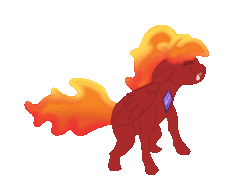 Size: 766x577 | Tagged: safe, artist:euspuche, oc, oc only, original species, pony, animated, battle gem ponies, commission, crossover, dance till you die dog, dancing, digital art, eyes closed, female, gif, loop, meme, pokémon, ponymon, simple background, smiling, solo, transparent background, video game, ych animation, ych example, ych result
