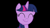 Size: 1280x720 | Tagged: safe, screencap, twilight sparkle, alicorn, pony, g4, my little pony: friendship is magic, season 5, the cutie re-mark, ^^, black background, cute, eyes closed, female, mare, simple background, smiling, smirk, solo, twiabetes, twilight sparkle (alicorn)