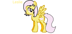 Size: 866x414 | Tagged: safe, oc, oc only, oc:leslie, pegasus, pony, base used, not fluttershy, pangender, pangender pride flag, pink eyes, pink hair, pink tail, pride, pride flag, simple background, smiling, solo, tail, text, white background, yellow coat