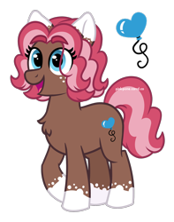 Size: 1500x1900 | Tagged: safe, artist:pink-pone, oc, oc only, oc:ginger bread, earth pony, pony, female, mare, simple background, solo, transparent background
