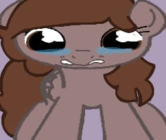 Size: 236x199 | Tagged: safe, artist:bloods, oc, oc only, oc:bloods, pegasus, pony, crying, looking at you, pegasus oc, sad, solo