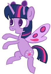 Size: 720x1033 | Tagged: safe, artist:wissle, twilight sparkle, breezie, flutter pony, insect, pony, g4, atg 2023, breeziefied, female, insect wings, mare, newbie artist training grounds, simple background, solo, species swap, transparent background, wings