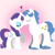 Size: 1400x1400 | Tagged: safe, artist:mlplary6, fancypants, rarity, pony, unicorn, g4, boyfriend and girlfriend, eyes closed, female, heart, kiss on the lips, kissing, love, male, mare, ship:raripants, shipping, stallion, straight