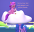 Size: 1126x1080 | Tagged: safe, artist:red4567, izzy moonbow, pipp petals, pegasus, pony, unicorn, g5, 3d, atg 2023, cloud, coat markings, dialogue, duo, female, hoof heart, izzy impaling things, mare, newbie artist training grounds, phone, pun, socks (coat markings), source filmmaker, underhoof, unshorn fetlocks, upside-down hoof heart, visual pun