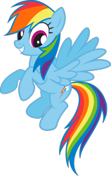 Size: 3867x6133 | Tagged: safe, rainbow dash, pegasus, pony, g4, official, .svg available, cute, dashabetes, female, flying, mare, simple background, smiling, solo, stock vector, svg, transparent background, vector