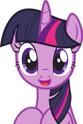 Size: 1827x2711 | Tagged: safe, twilight sparkle, alicorn, pony, g4, official, .svg available, bust, cute, female, mare, simple background, smiling, solo, stock vector, svg, transparent background, twiabetes, twilight sparkle (alicorn), vector