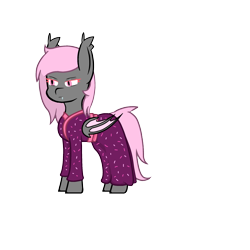 Size: 2000x2000 | Tagged: safe, oc, oc only, oc:落桜, bat pony, pony, bat pony oc, bat wings, clothes, high res, simple background, solo, transparent background, wings