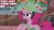 Size: 2000x1125 | Tagged: safe, edit, edited screencap, editor:quoterific, screencap, pinkie pie, earth pony, pony, feeling pinkie keen, g4, my little pony: friendship is magic, golden oaks library, helmet, solo