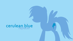 Size: 1920x1080 | Tagged: safe, artist:replacer808, rainbow dash, pegasus, pony, g4, female, lineless, mare, minimalist, profile, silhouette, simple background, solo, song cover, spread wings, standing, wings