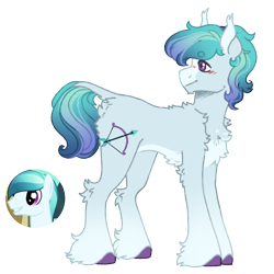 Size: 1000x1000 | Tagged: safe, artist:kazmuun, crystal arrow, crystal beau, crystal pony, pony, series:kazmuun's drawing every pony, g4, alternate design, beanbrows, blaze (coat marking), butt fluff, chest fluff, chin fluff, coat markings, colored hooves, colored pinnae, ear tufts, eyebrows, eyebrows visible through hair, facial markings, feminine stallion, fetlock tuft, gradient legs, gradient mane, gradient tail, headband, hooves, leg fluff, leonine tail, male, pale belly, redesign, screencap reference, shoulder fluff, simple background, solo, stallion, tail, transparent background