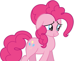 Size: 939x777 | Tagged: safe, artist:katsubases, artist:loladreamteam, pinkie pie, earth pony, pony, g4, female, mare, simple background, solo, transparent background