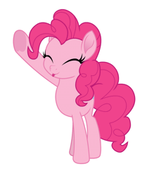 Size: 1400x1600 | Tagged: safe, artist:spookitty, pinkie pie, earth pony, pony, g4, animated, bouncing, cute, diapinkes, female, gif, pony tale adventures, simple background, smiling, solo, white background