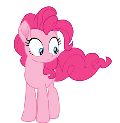 Size: 1346x1371 | Tagged: safe, artist:spookitty, pinkie pie, earth pony, pony, g4, animated, cute, danger, diapinkes, female, gif, ominous, pinkie sense, pony tale adventures, shocked, simple background, smiling, solo, surprised, tail, tail twitching, twitching, white background