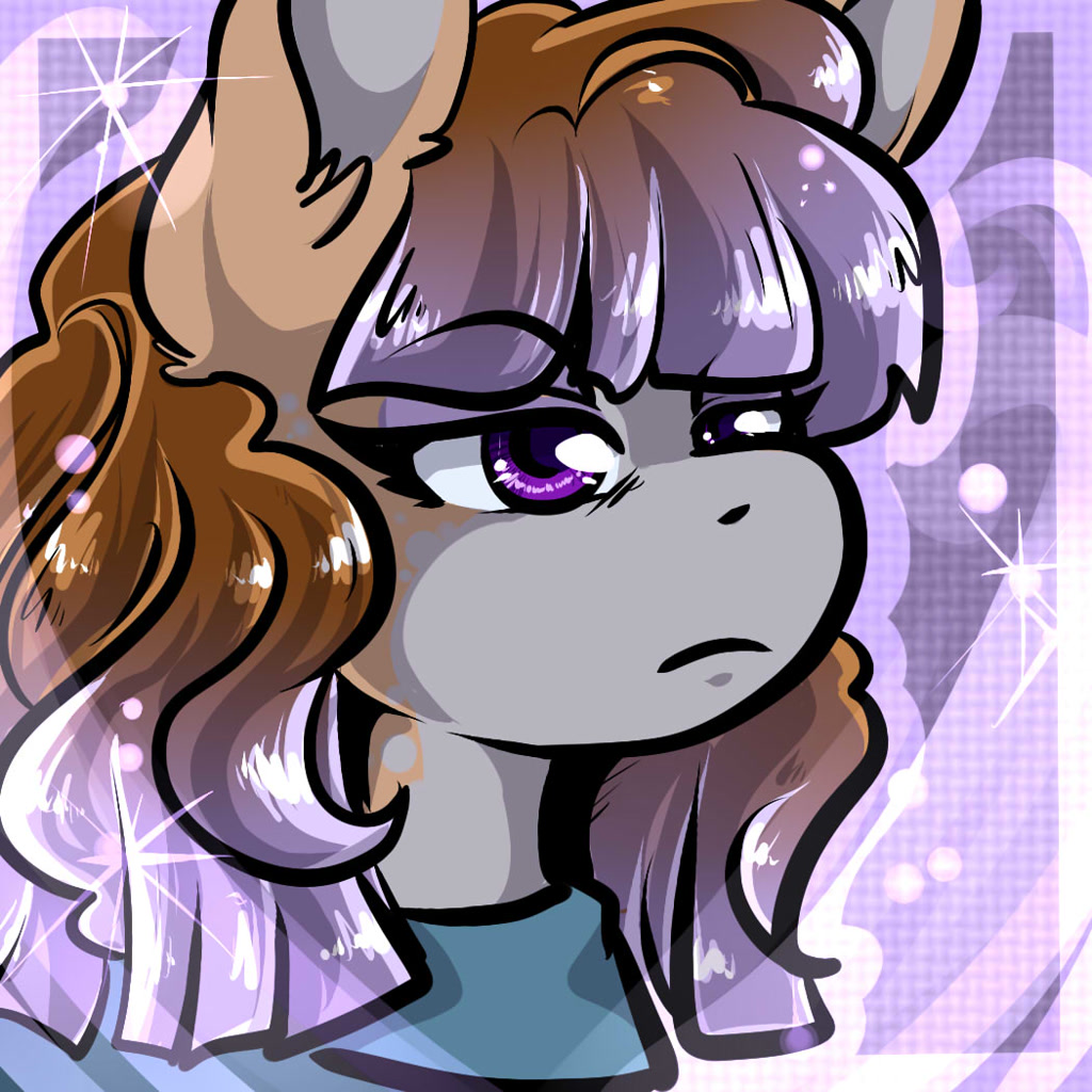 Safe Artist Xizana Maud Pie Earth Pony Pony Bust Eye Clipping Through Hair