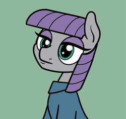 Size: 2048x1939 | Tagged: safe, artist:ewoudcponies, maud pie, earth pony, pony, g4, female, green background, simple background, solo