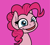 Size: 2048x1828 | Tagged: safe, artist:ewoudcponies, pinkie pie, earth pony, pony, g4, pink background, simple background, solo, tongue out