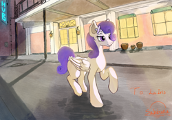 Size: 2360x1640 | Tagged: safe, artist:salisburia_, oc, oc only, pegasus, pony, commission, la iris, solo