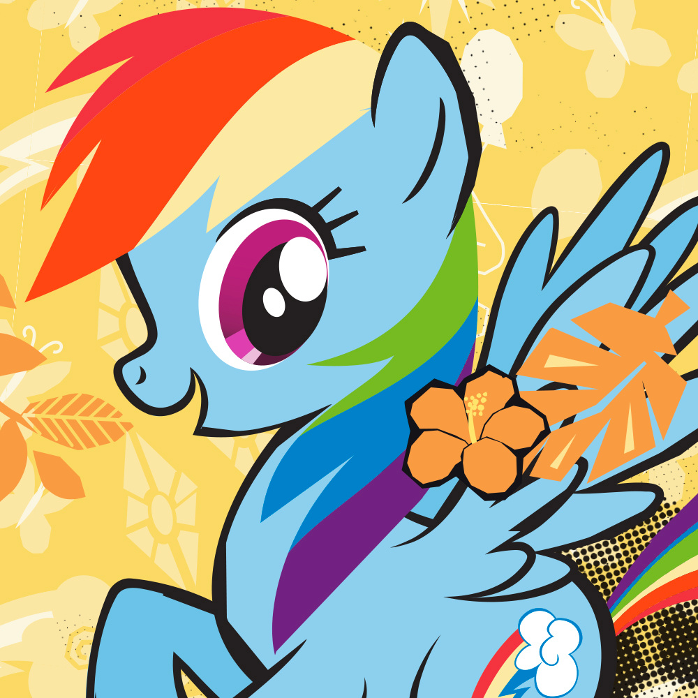Safe Rainbow Dash Pegasus Pony G Official Abstract Background Avatar Female