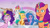 Size: 3072x1727 | Tagged: safe, screencap, hitch trailblazer, izzy moonbow, pipp petals, sunny starscout, zipp storm, earth pony, pegasus, pony, unicorn, as the misty clears, g5, my little pony: tell your tale, spoiler:g5, spoiler:my little pony: tell your tale, crystal brighthouse, eyebrows, female, frown, male, mane five, mane stripe sunny, mare, messy mane, open mouth, raised eyebrow, royal sisters (g5), siblings, sisters, stallion