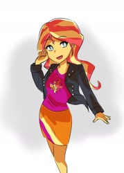 Size: 1306x1829 | Tagged: safe, artist:dusknebula, sunset shimmer, human, equestria girls, g4, clothes, female, solo