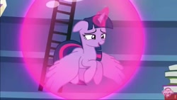 Size: 1275x720 | Tagged: safe, screencap, twilight sparkle, alicorn, pony, every little thing she does, g4, bubble, cute, daaaaaaaaaaaw, female, force field, in bubble, magic bubble, mare, solo, twiabetes, twilight sparkle (alicorn)