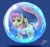 Size: 735x688 | Tagged: safe, artist:rakineko, fluttershy, pegasus, pony, g4, bubble, bubble solution, cute, daaaaaaaaaaaw, female, fluttershy trapped in a bubble, in bubble, shyabetes, soap bubble, solo, submerged, water