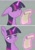 Size: 1670x2385 | Tagged: safe, artist:noupu, twilight sparkle, pony, unicorn, g4, bust, comic, female, floppy ears, gray background, levitation, looking at something, magic, mare, narrowed eyes, no pupils, scroll, simple background, solo, telekinesis, unicorn twilight, what the fuck am i reading