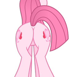 Size: 1354x1447 | Tagged: safe, artist:arrkhal, artist:muhammad yunus, oc, oc:annisa trihapsari, earth pony, pony, g4, annibutt, base used, butt, butt only, earth pony oc, female, mare, plot, simple background, solo, transparent background