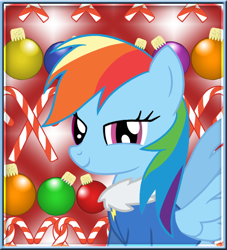 Size: 600x661 | Tagged: safe, artist:lifesharbinger, rainbow dash, g4, christmas, holiday