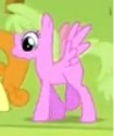 Size: 105x126 | Tagged: safe, carrot top, daisy, flower wishes, golden harvest, pegasus, pony, g4, rainbow falls, butterflower, flower melody, missing cutie mark, race swap