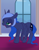 Size: 1620x2070 | Tagged: safe, artist:dusthiel, princess luna, alicorn, pony, g4, atg 2023, bags under eyes, female, lidded eyes, mare, missing accessory, newbie artist training grounds, open mouth, solo, tired, window, yawn