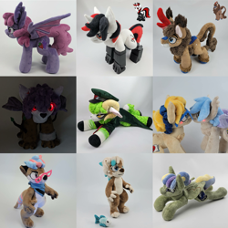 Size: 2560x2560 | Tagged: safe, artist:chillynachos, artist:difis, oc, kirin, pegasus, pony, unicorn, advertisement, commission, commission info, craft, furry, high res, irl, kirin oc, palindrome get, photo, plushie, pony plushie, your character here