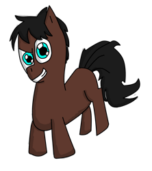 Size: 1024x1153 | Tagged: safe, artist:tigerpegasus, oc, oc only, oc:kid, earth pony, pony, simple background, solo, transparent background