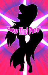 Size: 900x1400 | Tagged: safe, artist:furryfantan, anthro, female, game, quiz, solo, who's that pony