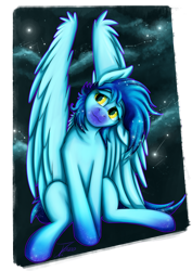 Size: 1237x1750 | Tagged: safe, artist:jamescorck, oc, pegasus, pony, solo, stars