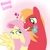 Size: 1400x1400 | Tagged: safe, artist:mlplary6, big macintosh, fluttershy, earth pony, pegasus, pony, g4, blushing, boyfriend and girlfriend, duo, female, flower, heart, looking at each other, looking at someone, love, male, mare, romantic, ship:fluttermac, shipping, smiling, smiling at each other, stallion, straight, text