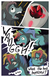 Size: 2000x3092 | Tagged: safe, artist:seventozen, rainbow dash, pony, comic:the problem of parthus, g4, comic, dream, high res