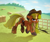 Size: 2000x1667 | Tagged: safe, artist:o0o-bittersweet-o0o, oc, oc only, oc:slug tails, pony, slug, unicorn, belt, boots, commission, cowboy boots, cowboy hat, cowgirl, female, fence, field, grass, grin, gun, handgun, hat, hay bale, looking at you, pistol, raised hoof, revolver, scenery, shoes, sky, smiling, solo, standing, stetson, weapon