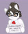 Size: 1225x1495 | Tagged: safe, artist:purepurinrin, raven, pony, unicorn, g4, cute, female, glasses, hair bun, hoof hold, horn, labor strike, looking at you, mare, messy mane, necktie, protest, ravenbetes, secretary, sign