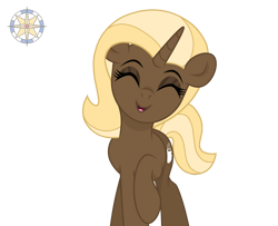 Size: 4000x3240 | Tagged: safe, artist:r4hucksake, oc, oc only, oc:biscotto moka, pony, unicorn, female, mare, simple background, solo, transparent background