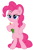 Size: 1400x2100 | Tagged: safe, artist:spookitty, pinkie pie, earth pony, pony, g4, animated, best pony, bipedal, bugs bunny, carrot, chewing, eating, female, food, gif, herbivore, male, pink pony, pony tale adventures, simple background, smug, solo, standing, white background