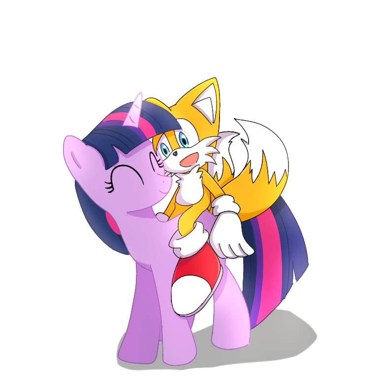 sonic and twilight sparkle kissing