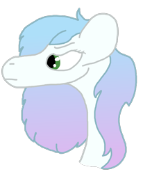 Size: 1320x1604 | Tagged: safe, artist:polofastter, oc, oc only, oc:vorepone, bust, gradient mane, green eyes, simple background, solo, transparent background