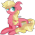 Size: 1400x1403 | Tagged: safe, artist:gallantserver, oc, oc:honey bloom, earth pony, pony, concave belly, female, lying down, mare, prone, side view, simple background, solo, transparent background