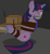 Size: 7461x8191 | Tagged: safe, artist:cardshark777, twilight sparkle, pony, unicorn, g4, arm behind back, basement, bondage, bound and gagged, box, captive, crack, digital art, duct tape, feather, female, gag, helpless, hoof tickling, hooves behind back, horn, horn ring, jewelry, label, magic, magic aura, magic suppression, mare, mouse hole, one eye closed, puddle, ring, rope, rope bondage, sitting, solo, tape, tape gag, tickle torture, tickling, unicorn twilight