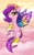 Size: 2275x3660 | Tagged: safe, artist:confetticakez, pipp petals, pegasus, pony, bridlewoodstock (make your mark), g5, my little pony: make your mark, my little pony: make your mark chapter 4, spoiler:g5, spoiler:my little pony: make your mark, spoiler:my little pony: make your mark chapter 4, spoiler:mymc04e01, adorapipp, beautiful, bridlewoodstock, butterfly wings, butterpipp, cute, diadem, female, floral head wreath, flower, headband, high res, jewelry, looking at you, mare, regalia, sky background, smiling, smiling at you, solo, sparkles, that was fast, unshorn fetlocks, wings